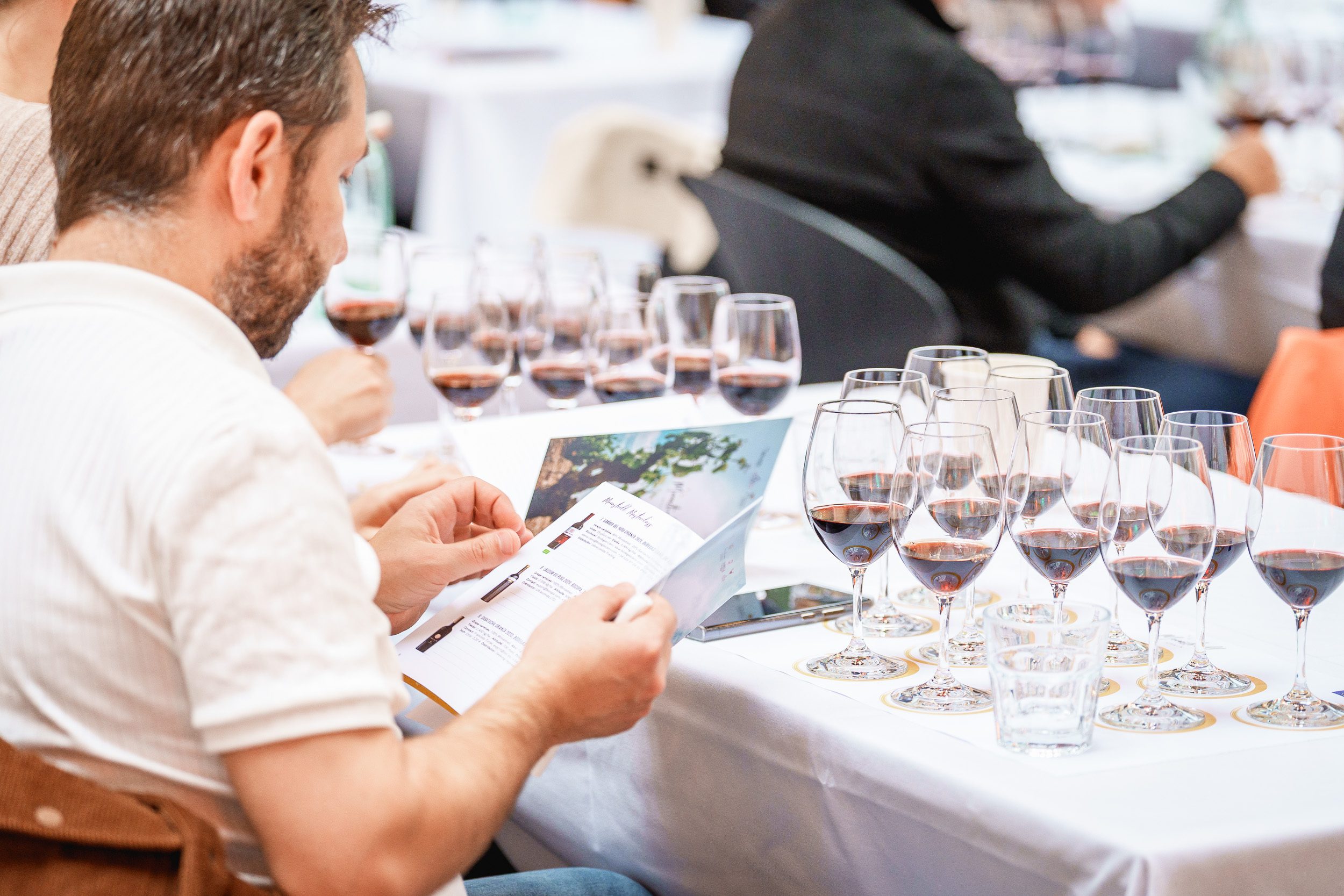 Wine trade tasting event